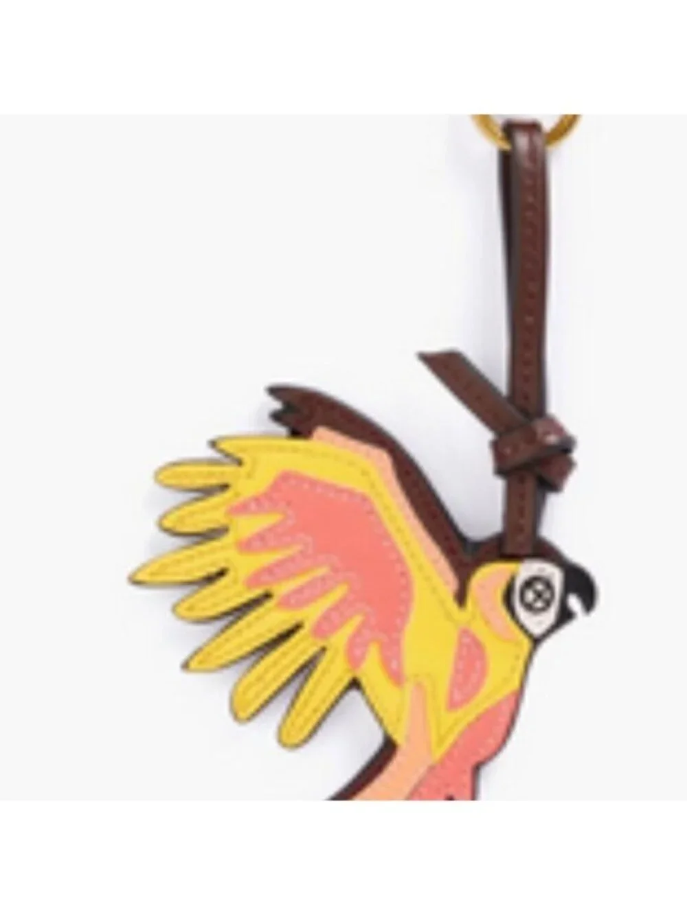 Zimmermann Leather parrot keychain